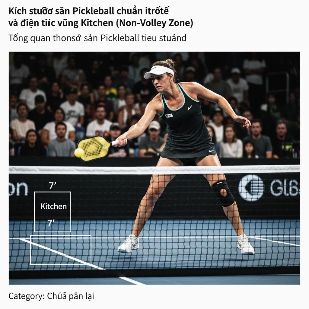 Tổng quan thông số sân Pickleball tiêu chuẩn