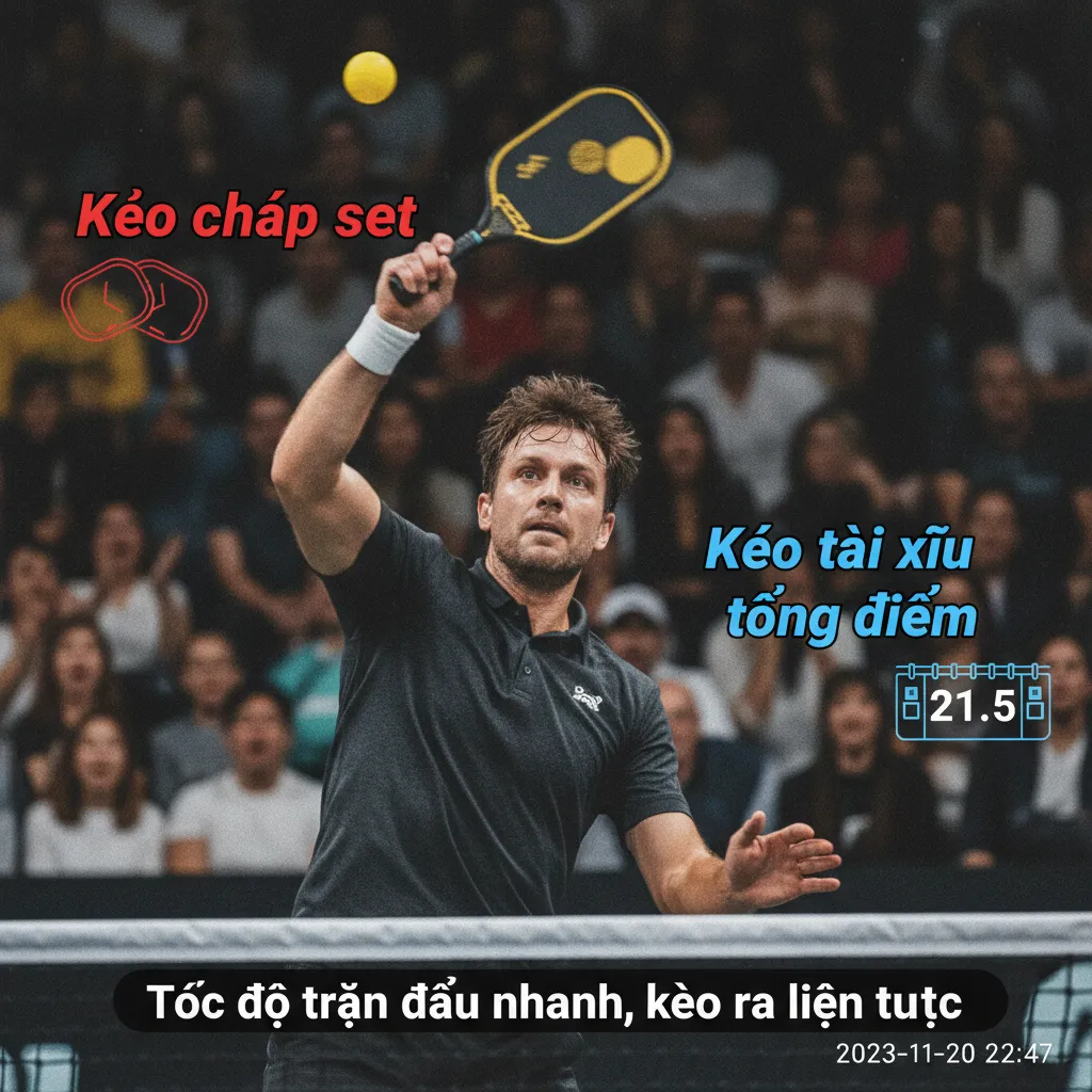 Tốc độ trận đấu nhanh, kèo ra liên tục